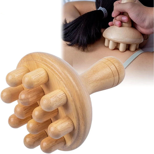 Wooden Foot Massage Roller Relieves Fatigue Foot Pain and Plantar Fasciitis Plantar Muscle Relaxation Tool Releases Lymph