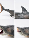 1pc Large Mosasaurus Megalodon Shark Dinosaur Figures Realistic Model Marine Animal Life Toy for Collection Party Favor Kid Gift