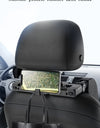 Adjustable U-shaped memory foam side neck pillow for the rear of the car