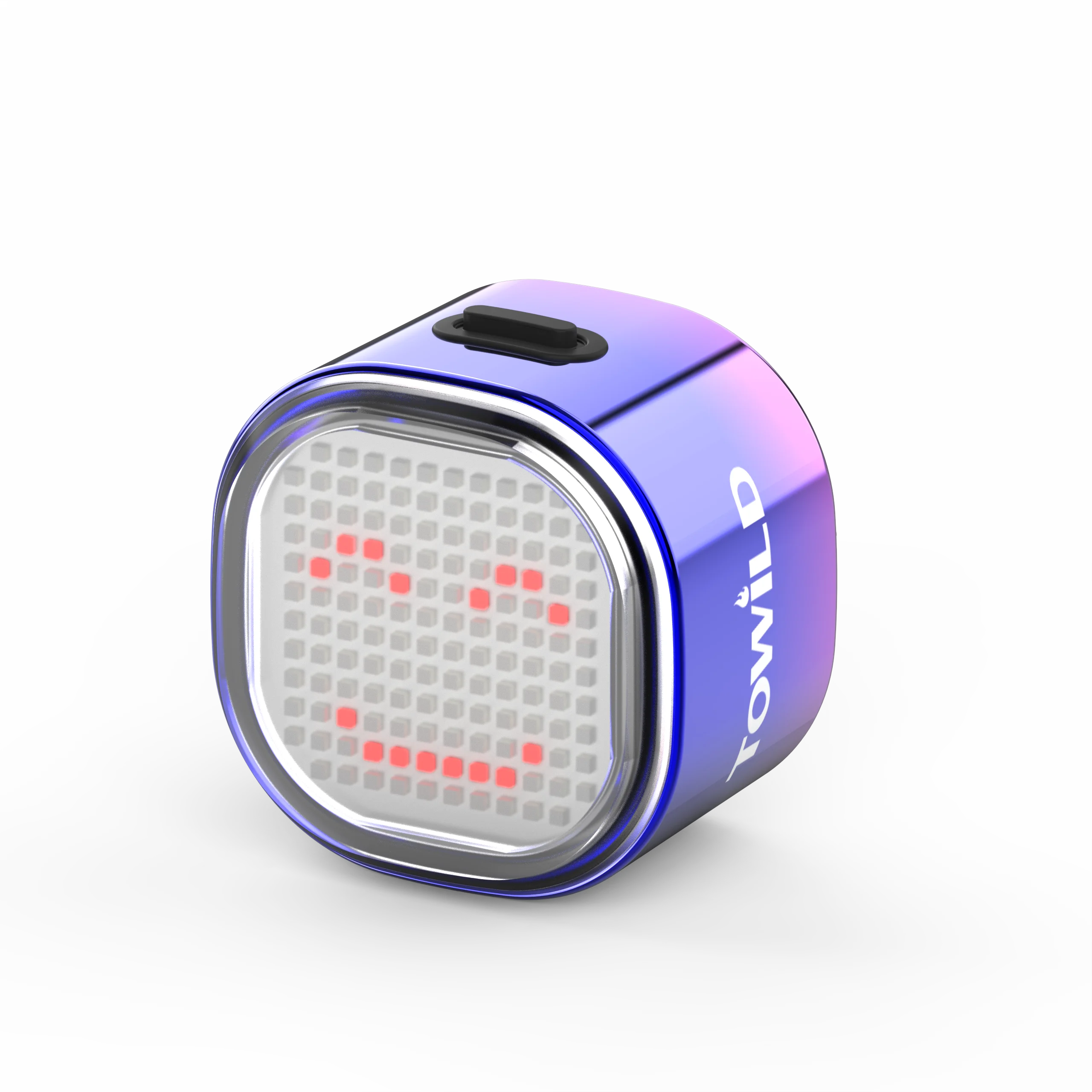 Intelligent Expression Taillight 140 Led Braking Sensor Bluetooth Bike Rear Light Customizable Bicycle Taillights