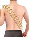 Wood Therapy Massage Tools,Wood Back Massager Roller Rope - for Body Shaping,Pain Relief,Wooden Therapy Lymphatic Tool