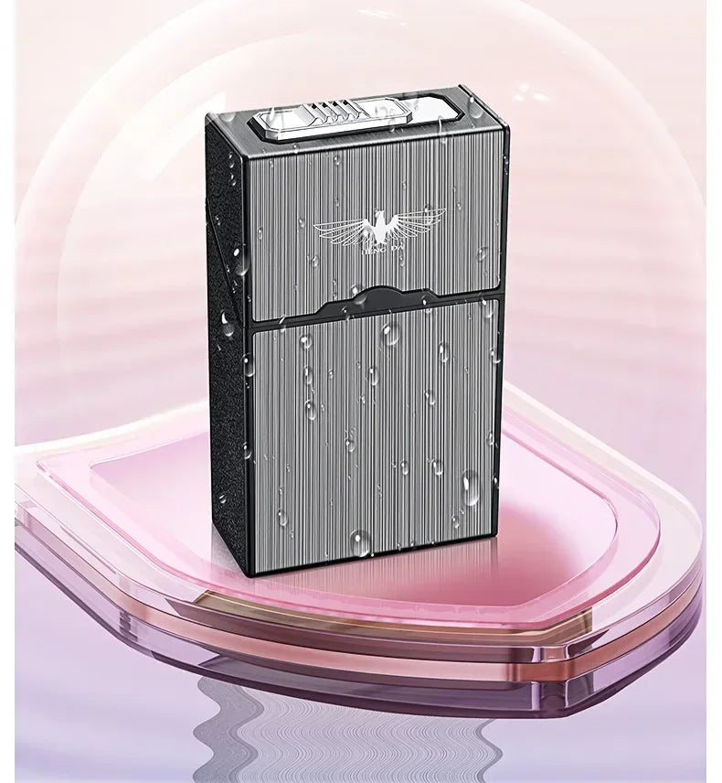 High-end Dial Watch Lighter Tungsten Wire Windproof Flameless Rechargeable USB Cigarette Lighter Gadget Men's Exquisite Gift