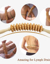 2Pcs Wood Therapy Massage Roller Tool,maderoterapia Colombiana,Lymphatic Drainage,Maderotherapy,Handheld Cellulite Trigger Point