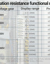 Digital Ohmmeter Insulation Resistance Meter 6000 Count Resistor Testers Capacitor Test Megohmmeter High Voltage Tool