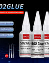 1-5pcs 502 Super Glue Instant Quick-drying Cyanoacrylate Adhesive Leather Rubber Wood Metal Strong Bond Liquid Glue Tool