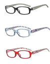 Reading Glasses Women Full Frame Printed Retro Anti Blue Light Presbyopia Hyperopia Read Eyewear +1.0 +2.0 +3.0 +4.0