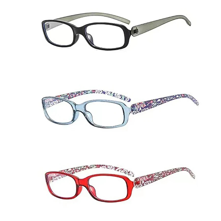 Reading Glasses Women Full Frame Printed Retro Anti Blue Light Presbyopia Hyperopia Read Eyewear +1.0 +2.0 +3.0 +4.0