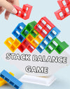 3D Tower Game Stacking Stack Building Blocks Balance Puzzle Board Assembly Brick Toys Children Psychomotor Balance Modules
