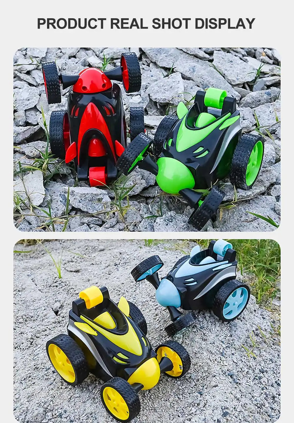 Remote Control Car - Rc Stunt Car for Boy Toys, 360 Degree Rotation Racing Car, Rc Cars Flip and Roll, Stunt Car Toy for s