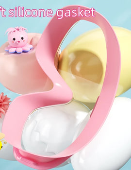 Swimming Goggles Big Frame HD View Anti-fog Waterproof 's Swim Goggles Boys and Girls Multi-color to Choose