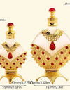 10ml 30ml Empty Arabian Perfume Bottle Gold Concentrated Perfume Oil Dropper Bottle for Essential Oil Valentines Ladies Gifts