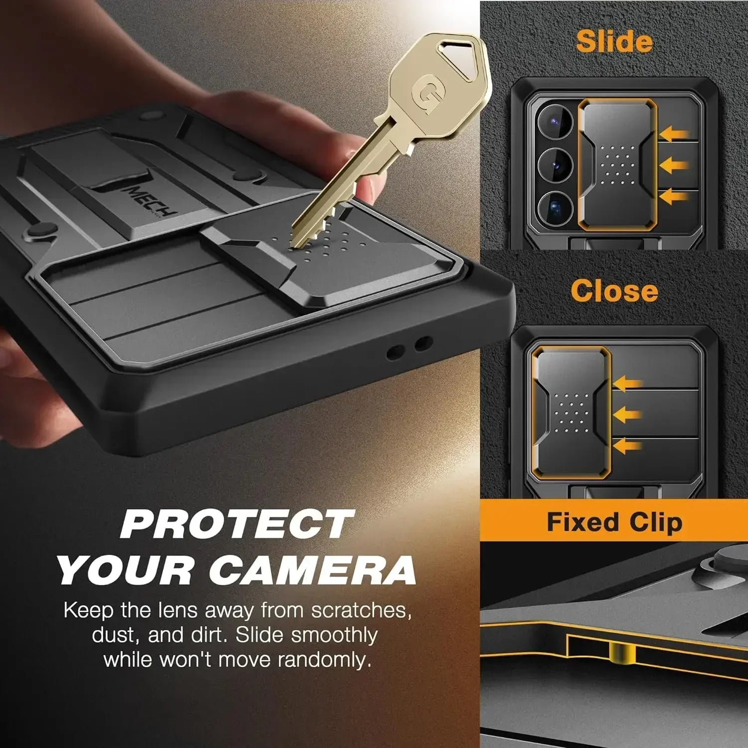 For Samsung Galaxy S24 Ultra Case Full-Body Shockproof Dual Layer Rugged Belt-Clip Case with Front Frame camera Screen Protector