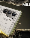 for Samsung Galaxy S24 S23 Ultra Case with Camera Cover Screen Protector Silky Touch Military Drop Protection Phone Case