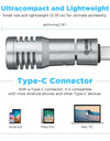 Omnidirectional Condenser Plug and Play Microphone Type-C Mini Mic for Android Smartphone Tablets Vlog Broadcast