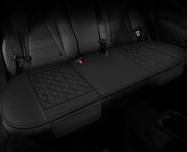 Genuine Leather Car Seat Cover Breathable Hole Car Seat Cushion Universal Auto Seat Mat Pads 3D Convex Design Chair Cushion Mats