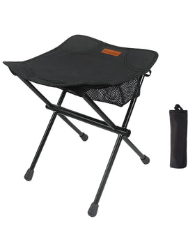 Portable Ultralight Foldable Camping Stool  Sturdy Aluminium Alloy, Outdoor Walking, Hiking and Fishing, Bearing 180kg