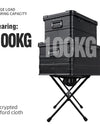 Portable Ultralight Foldable Camping Stool  Sturdy Aluminium Alloy, Outdoor Walking, Hiking and Fishing, Bearing 180kg