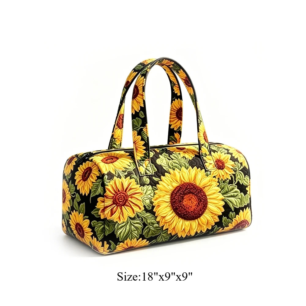 Vintage Bird Duffel Bag Goldfinch Floral Print Overnight Classic Art Style Travel Weekender Lightweight Gym Carry On Luggage