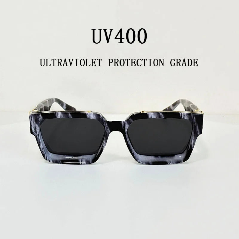 Millionaire Square Sunglasses With UV400 Protection