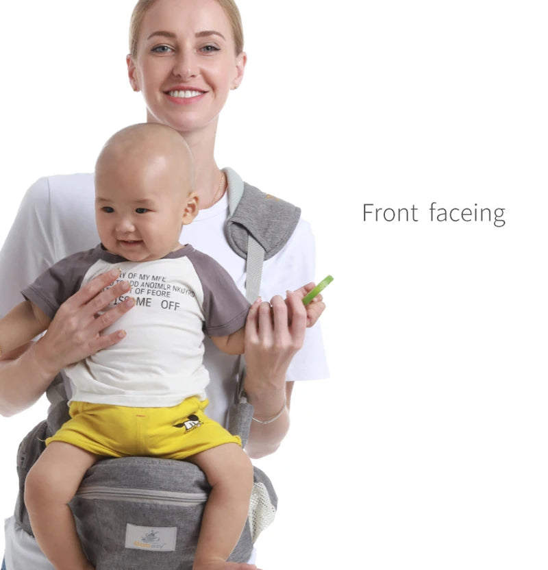 Ergonomic  Carrier Portable   Hip Seat Waist Stool Sling Front Facing Kangaroo  Wrap Carrier For  Gear