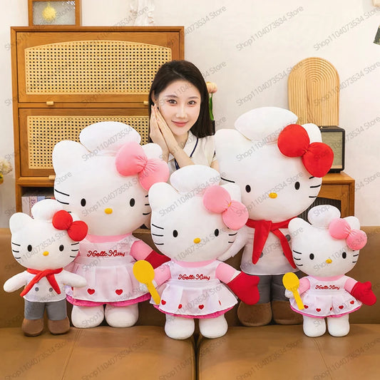 Cute Cat Character Plush Stuffed Doll Pillow Toy