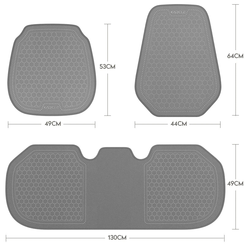 Car Seat Cushion Breathable Hole Universal Suede Car Seat Covers Front Rear Auto Seat Pads Four Season Car Chair Mat Accessories
