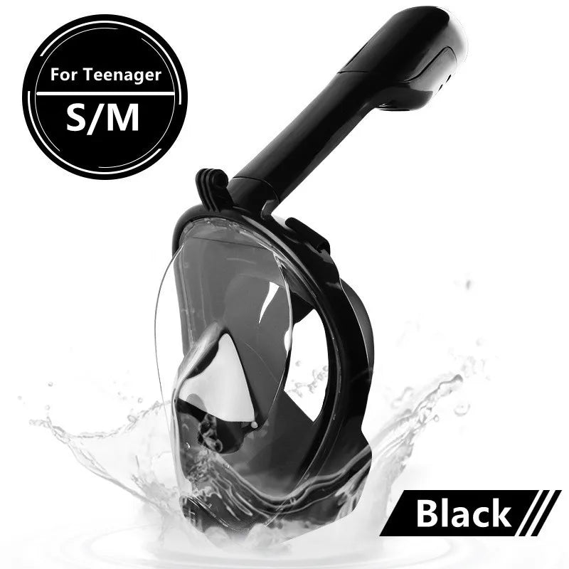 Underwater Scuba Anti Fog Full Face Diving Mask Snorkeling Respiratory Masks Safe Waterproof Swimming Equipment for Adult