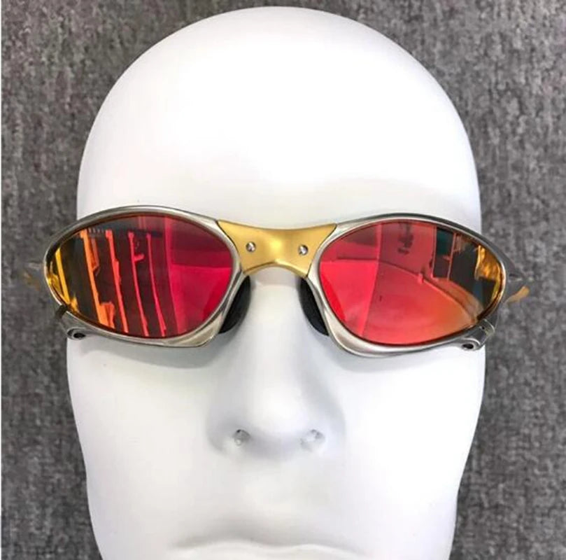 Polarized UV400 Cycling Sunglasses – Multi Color Metal Frame Fishing Riding Bicycle Eyewear