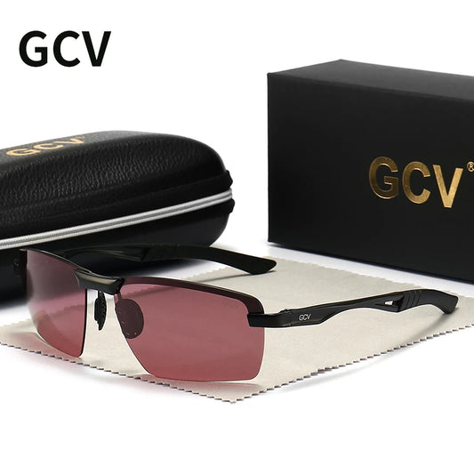 Ultralight Aluminium Magnesium Polarized UV400 Mirror Sports Sunglasses for Men Outdoor Driving Glasses