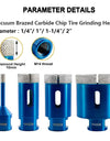 Dry Diamond Drilling Core Ceramic Tile Hole Saw Cutter Granite Marble Drill Bits Tiles Crowns with M14 Thread Opener