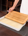 Bamboo Tea Tray Home Living Room Kungfu Tea Set Small Tea Tray Draining Dry Soaking Table Storage Wet And Dry Use