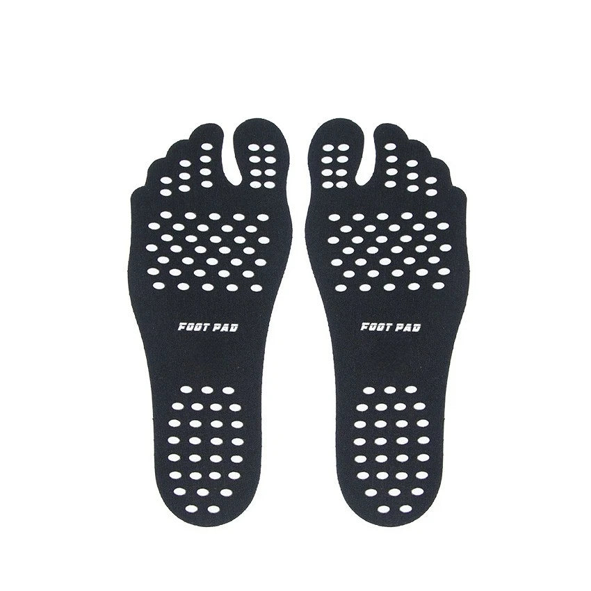 Beach Foot Pads Barefoot Adhesive Invisible Shoes Stick on Foot Pad Stickers Stick on Soles Anti-Slip Waterproof Foot Care Tool
