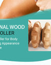 Curved Wood Roller for Stomach Cellulite,Wooden Therapy Massage Tool for Body Shaping,Wood Massager Stick for Lymphatic Drainage
