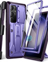 For Samsung Galaxy S23 Ultra Case Full-Body Shockproof Dual Layer Rugged Belt-Clip Case with Front Frame camera Screen Protector