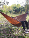 300x140cm Single Camping Hammock Lightweight Parachute Hammock with 2 Tree Strap 2 Hooks Lightweight Portable Camping Hammocks