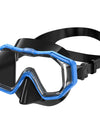 Snorkel Mask 3 Windows Panoramic Wide View HD 3 Lens Adjustable Scuba Snorkeling