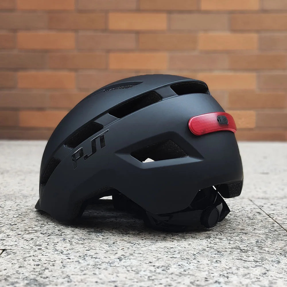 Rechargeable LED Cycling Helmet For Road Mountain Bike And Electric Scooter
