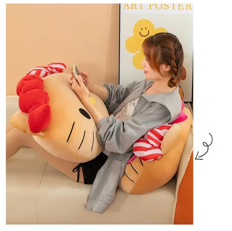 Black Cat Character Plush Stuffed Doll Pillow Toy