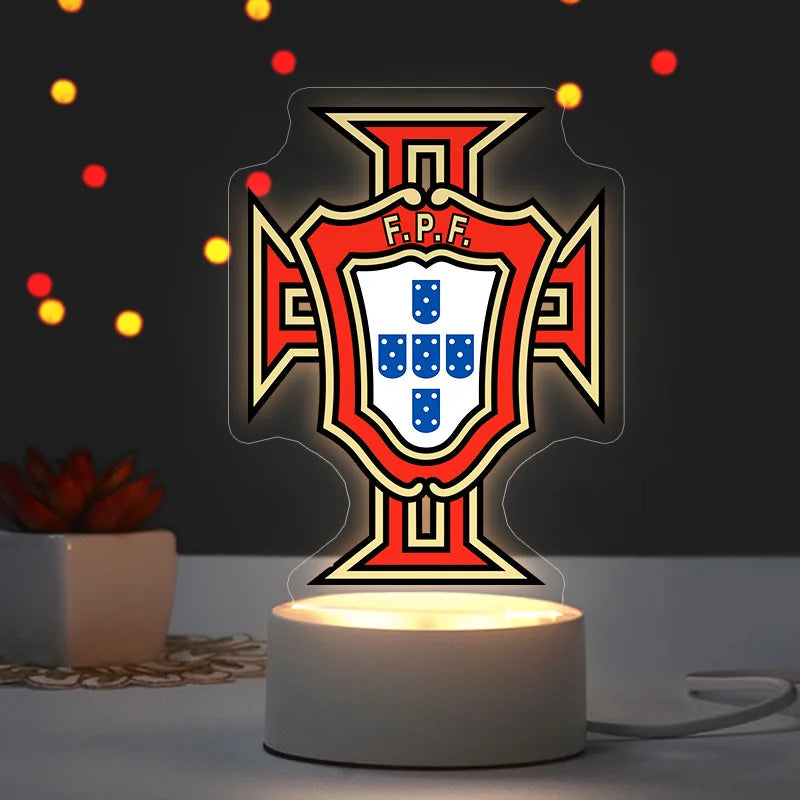 2026 Football Mascot Trophy LED Night Light Desktop Lamp Collectible Decoration