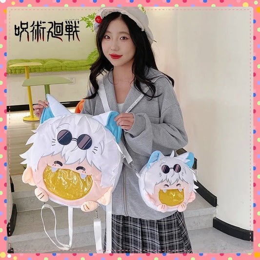 Anime Character Plush Itabag Backpack Soft Crossbody Bag