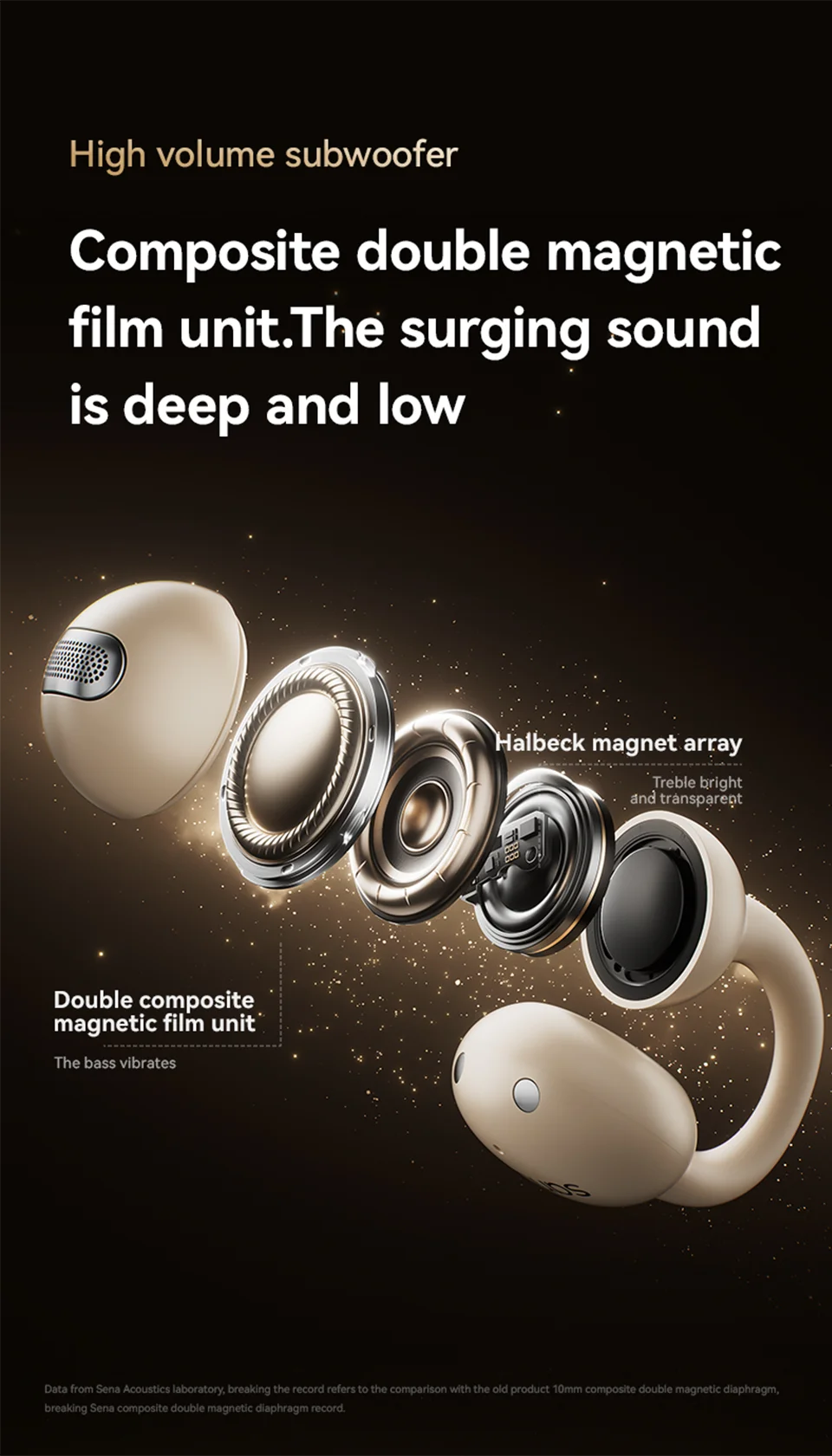 Z60S Ear Clip Earphones Wireless Audífonos Bluetooth Headphones APP Touch Control Sports Flash-sale Chioce Headset