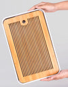 Bamboo Tea Tray Home Living Room Kungfu Tea Set Small Tea Tray Draining Dry Soaking Table Storage Wet And Dry Use