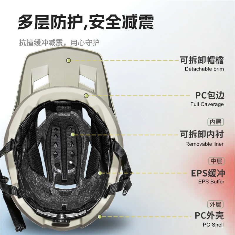 Premium Lightweight MTB Cycling Helmet With Adjustable Fit