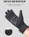 Outdoor Cycling in Autumn and Winter Windproof Anti slip Wear-resistant Velvet and Warm Riding Long Finger Gloves