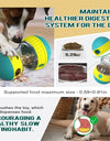 Dog Toy Tumbler Leaky Food Ball Elliptical Track Rolling Ball Slowly Feeding Protects Stomach Increase Intelligence Pet Supplies