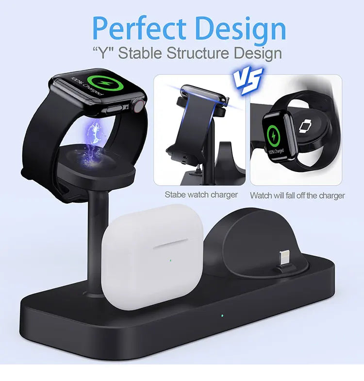 4-in-1 desktop wireless charger