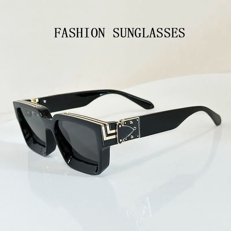 Millionaire Square Sunglasses With UV400 Protection