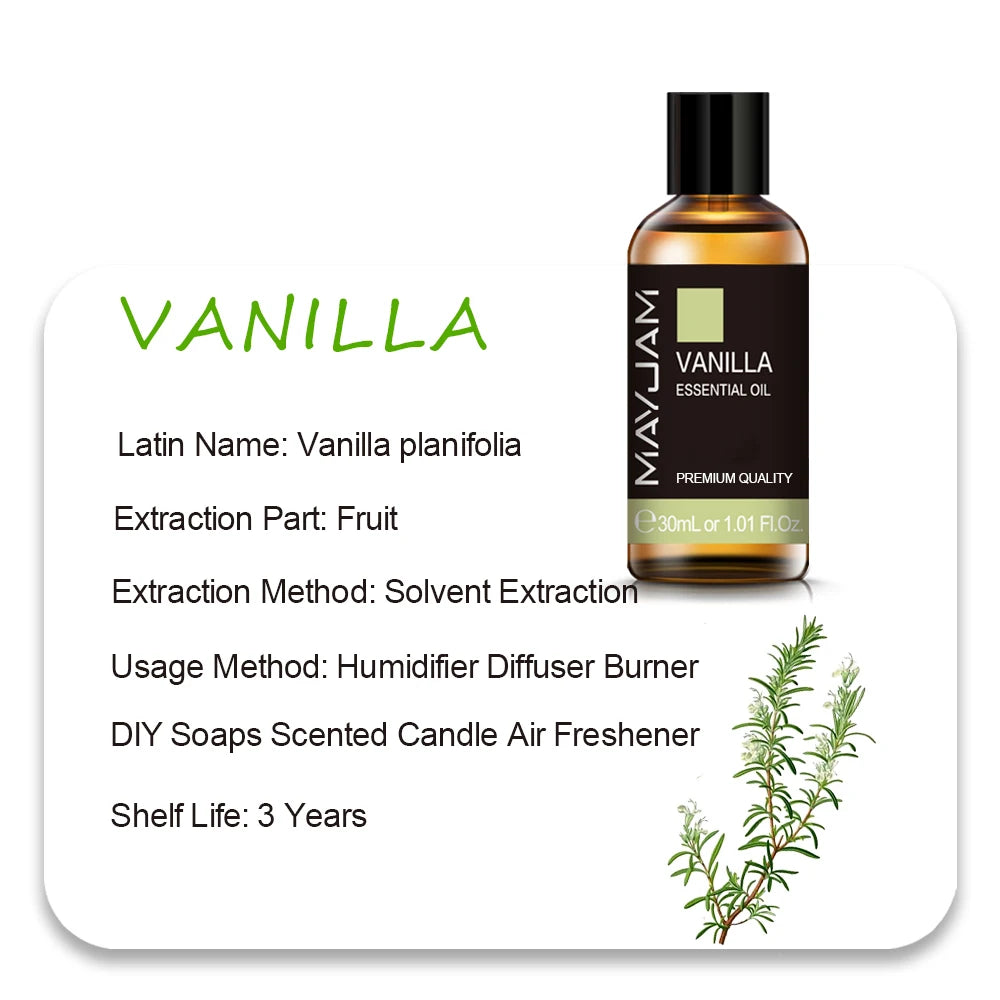 Essential Oils For Humidifier Diffuser Lavender Jasmine Eucalyptus Ylang Ylang Vanilla Tea Tree Aroma Oil