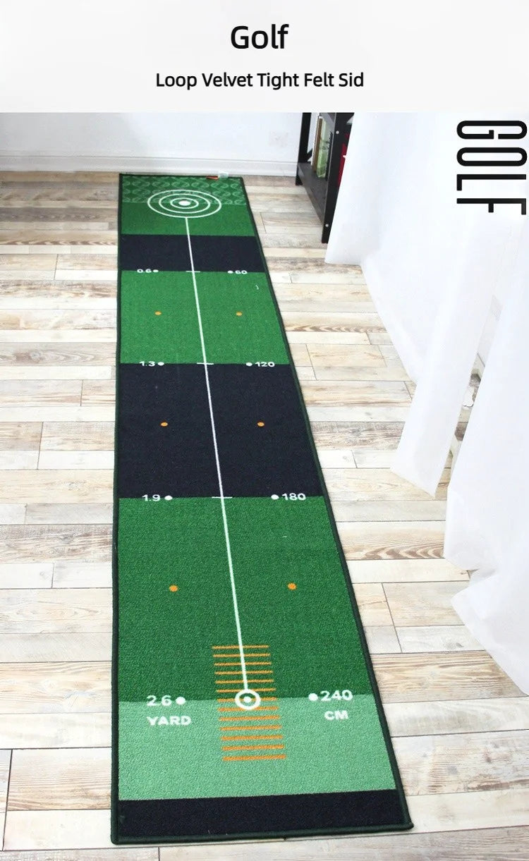 50X300CM Golf Putting Green Mat Indoor Equipment For Home Office Mini Training Practice Durable Hitting Garden Aid For Outdoor