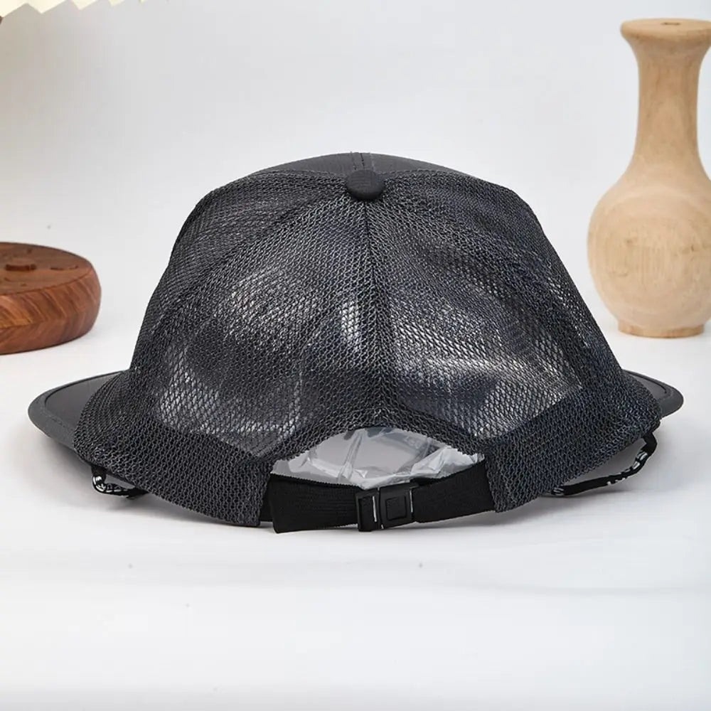 Solar Fan Baseball Cap With USB Charging